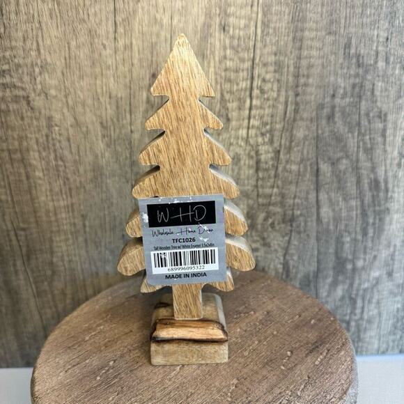 Rustic Christmas Tree Holiday Decor NEW FAST SHIP - Picture 3 of 4